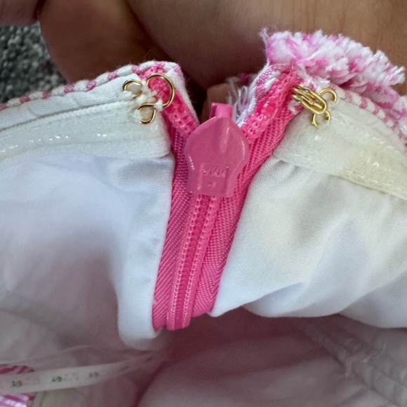 Lilly Pulitzer Pink Barbie Legally Blonde Soft girl Coquette Cotton Corset Dress - Picture 11 of 13